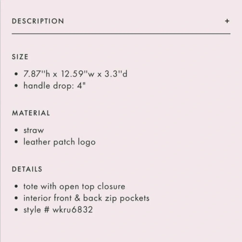 RARE NEW KATE SPADE NEW YORK WATERMELON PICNIC PERFECT WOVEN SMALL TOTE HANDBAG - Picture 8 of 8